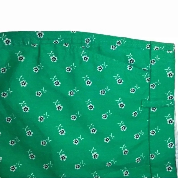 J Crew Floral Pattern Green Chino Shorts Size 12 - Picture 5 of 5